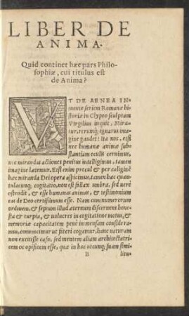Liber De Anima.