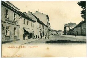 Lobositz. Hauptstraße