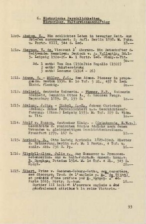 6. Historische Persönlichkeiten, Historiker, Kulturwissenschaftler