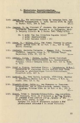 6. Historische Persönlichkeiten, Historiker, Kulturwissenschaftler