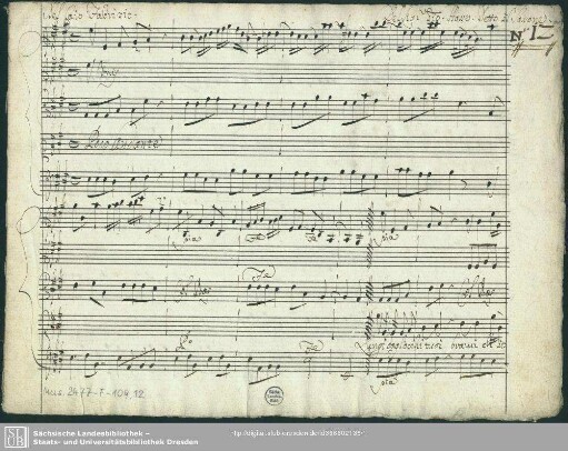 Cajo Fabricio. Excerpts - Mus.2477-F-109,12 : S, strings, bc
