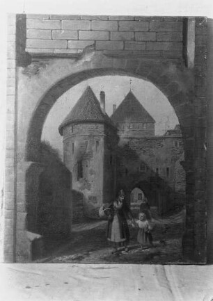 Süsternpforte in Reval um 1840