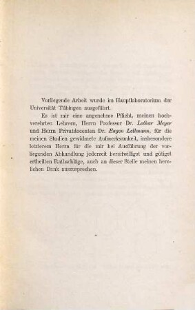 Zur Kenntniss des Chinolins : Inaugural-Dissertation ...