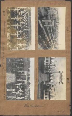 "Türkisch-mohammedanische" Abteilung. (Der Heldenfriedhof in Stryi.)