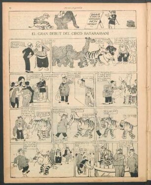 El gran debut del circo Batarassani [Cómic]