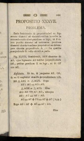 101-111, Propositio XXXVII - XXXIX