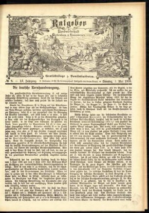 Ausgabe vom Sonntag, den 03. Mai 1903.