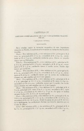 Capítulo IV. Estudio comparativo de las variaciones magnéticas