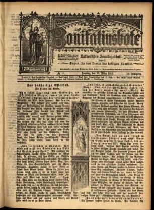 Erste Ausgabe vom Sonntag, den 30. März 1902.