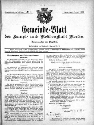 1898,1: No. 1, 2. Januar 1898