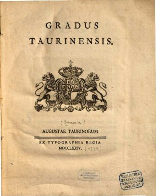 Gradus Taurinensis