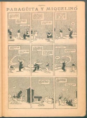 Paragüita y Miquelino. - [Cómic]