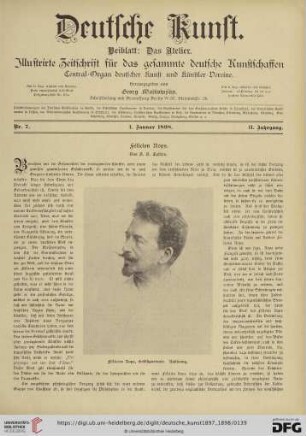 Nr. 7 /1. Januar 1898)