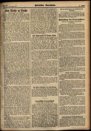 Zweite Ausgabe vom Montag, den 03. September 1934.