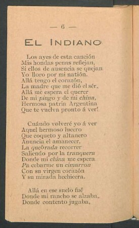El Indiano