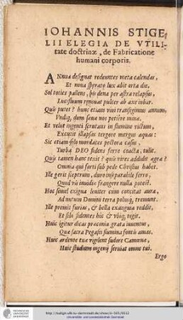 DE FABRICATIONE HUMANI CORPORIS