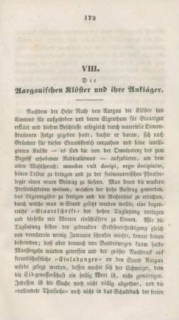 173-181 Die Aargauischen Klöster und ihre Ankläger