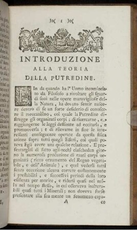 Introduzione Alla Teoria Della Putredine.