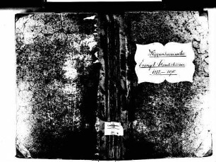 Kippenheimweiler, Lahr im Schwarzwald OG; Evangelische Gemeinde: Standesbuch 1855-1870