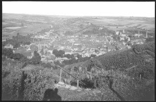 Freyburg an der Unstrut. Blick vom Schlüfter auf Freyburg