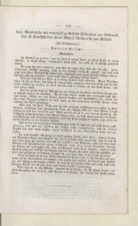 Aus: Wunderliche und wahrhafftige Gesichte Philanders von Sittewald, das ist Straffschriften Haus Michael Moscherosch von Wilstädt