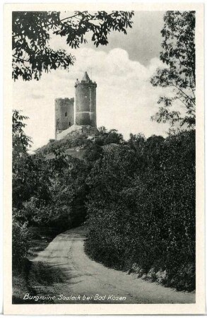 Saaleck. Burgruine