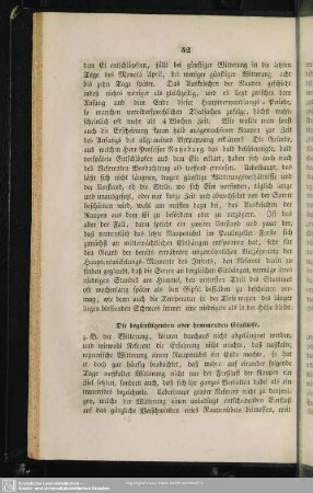 II.4 Die begünstigenden oder hemmenden Einflüsse