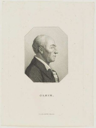 Bildnis des Johann Wilhelm Ludwig Gleim