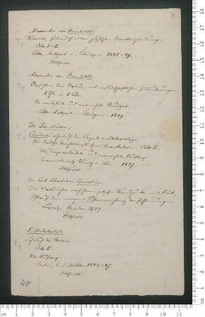 Bibliographie zur Botanik