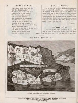 "Amerikanische Plakatepidemie"
