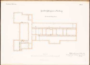 Gerichtsgefängnis, Duisburg: Grundriss DG 1:100