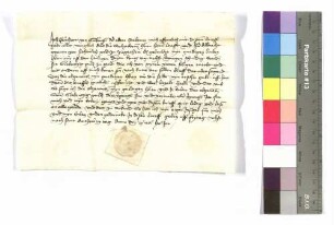 Reinhart von Sickingen: Gültschuld; Siegel: Reinhart von Seckendorf.