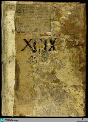 Excerpta ex Hieronymi tractatu in librum Psalmorum, absque ordine - Cod. Aug. perg. 99