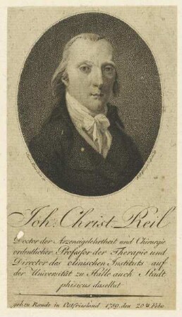 Bildnis des Joh. Christ. Reil