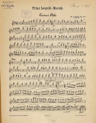 Prinz-Leopold-Marsch : op. 101