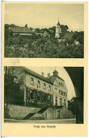 Heynitz. Dorf und Schule