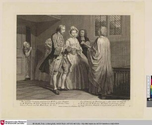The mariage Ceremony performed in Mr. B.'s own Chappel