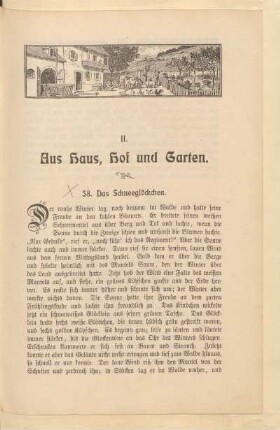 II. Aus Haus, Hof und Garten
