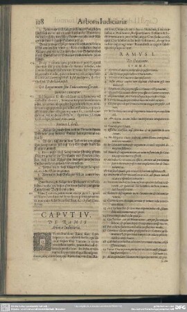 Caput IV. De Ramis