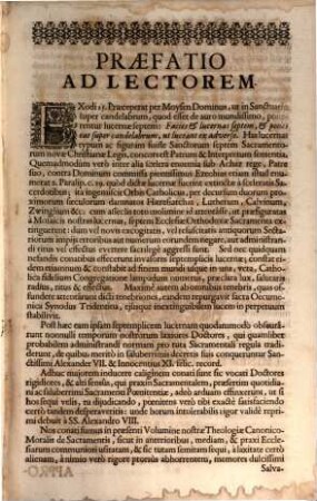 Theologia Canonico-Moralis, Seu Perfecta Et Practica Instructio Sacerdotis Curati Tam Pro Foro Interno, Quam Externo : In Duos Tomos Distincta, .... 3, Continens Tomum Doctrinae Totius Quartum De Septem Ecclesiae Catholicae Sacramentis