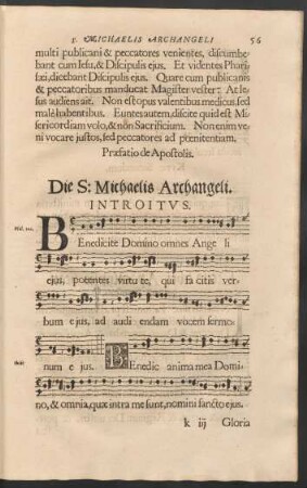 Die S: Michaelis Archangeli.