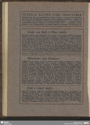 Heft 4 (April 1908)