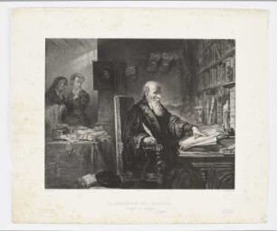 Le chancelier de l’hospital (ecrivant son testament)