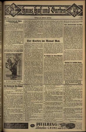 Zweite Ausgabe vom Freitag, den 04. Mai 1934.