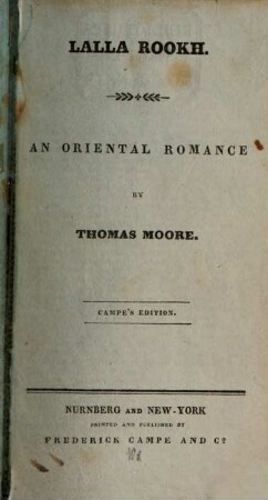 Lalla Rookh : an oriental romance