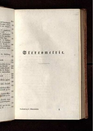 Stereometrie.