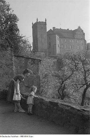 Bautzen. Blick zur Ortenburg mit Matthiasturm