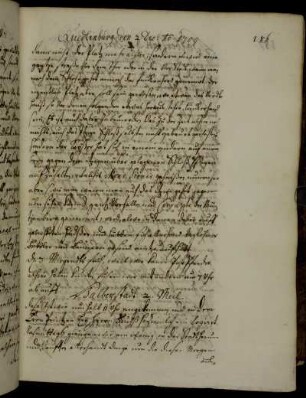 Halberstadt 4. - 5. Dezember 1709