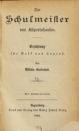 Neue Erzählungen für Volk und Jugend, 59