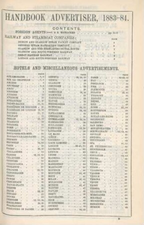 Handbook advertiser, 1883-84